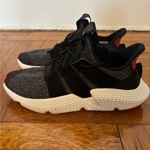 Men’s Adidas Prophere Core Black Pro Red Athletic Shoes
